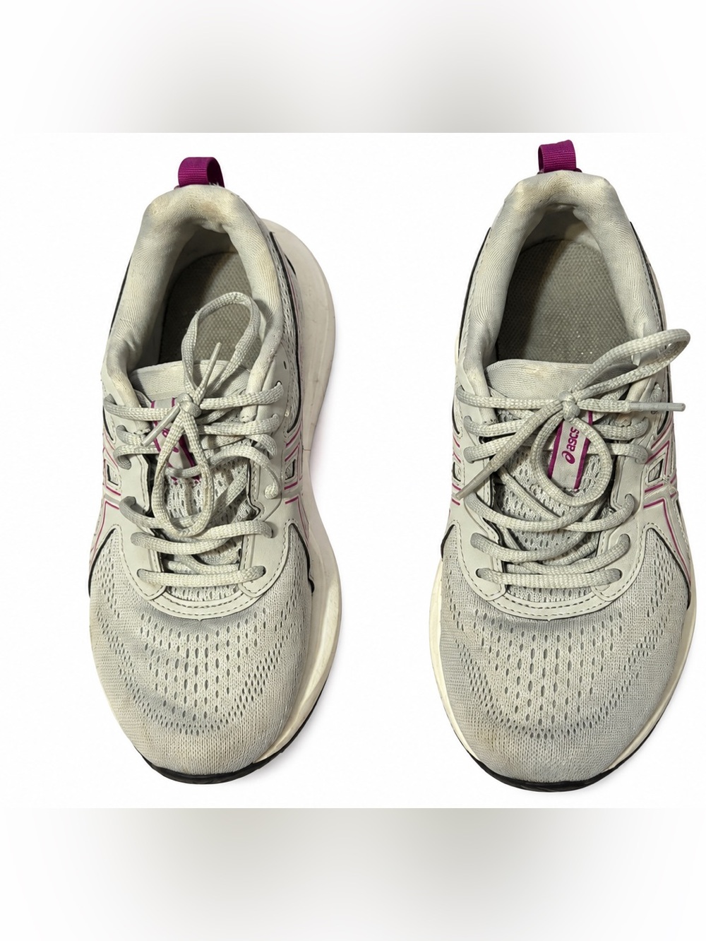 Asics Gel-Contend Women’s Running Shoes Gray Purple AmpliFoam+ Size 8 1012B681